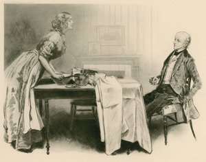 Dick Swiveller en de markiezin door Charles Dana Gibson