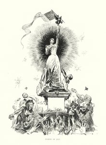 Vierde juli door Charles Dana Gibson