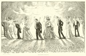 Illustratie voor De Sociale Ladder door Charles Dana Gibson