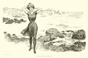 Illustratie voor De Sociale Ladder door Charles Dana Gibson