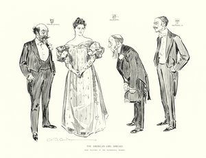 Het Amerikaanse Meisje in het Buitenland door Charles Dana Gibson