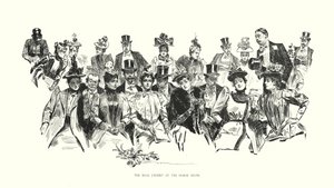 Het echte tentoonstellingsstuk op de paardenshow door Charles Dana Gibson