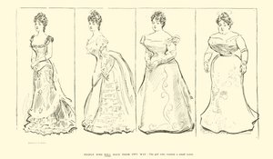Het meisje dat een smalle taille wilde door Charles Dana Gibson