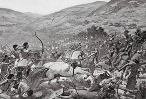 Sety I in Syrië, XIXe dynastie door Charles Daniel Ward