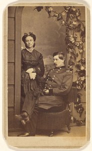 [Generaal George Brinton McClellan en zijn vrouw]. door Charles DeForest Fredricks