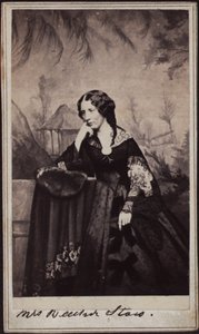 Portret van Harriet Beecher Stowe 1811-1896, ca. 1860