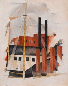 Vakantie van de Pianoverhuizer door Charles Demuth