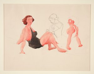 Drie vrouwen op het strand, Provincetown