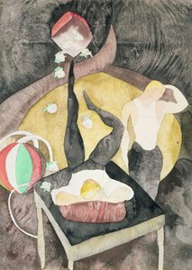 Twee Acrobat Jongleurs, 1916