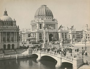 Administratiegebouw op de Wereldtentoonstelling van Chicago, 1893 door Charles Dudley Arnold