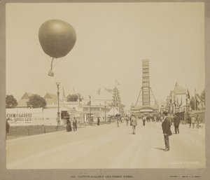 Gevangen ballon en reuzenrad, Wereldtentoonstelling, Chicago