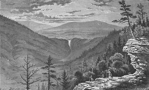 Zonsondergang Rots, Catskill Mountains, 1883