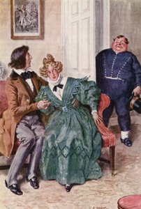 Illustratie voor The Pickwick Papers door Charles Dickens door Charles Edmund (after) Brock