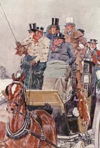 Illustratie voor The Pickwick Papers door Charles Dickens
