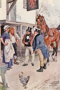 Illustratie voor The Pickwick Papers van Charles Dickens door Charles Edmund (after) Brock