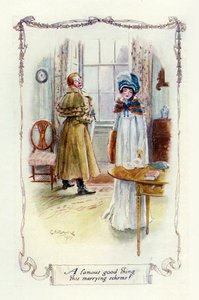 Een beroemd goed ding, dit huwelijksplan door Charles Edmund Brock