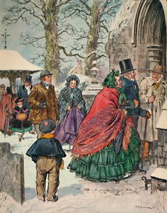 Uit Kerstmis. Essays van Alexander Smith Dreamthorp door Charles Edmund Brock