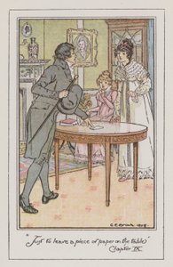 Illustratie voor Emma door Jane Austen door Charles Edmund Brock
