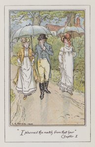Illustratie voor Emma door Jane Austen door Charles Edmund Brock
