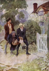 Illustratie voor The Broad Highway a Romance of Kent door Charles Edmund Brock