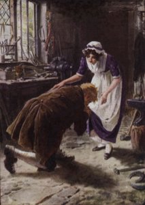 Illustratie voor The Broad Highway a Romance of Kent door Charles Edmund Brock
