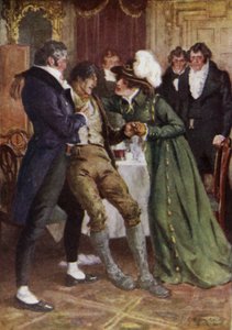 Illustratie voor The Broad Highway a Romance of Kent door Charles Edmund Brock