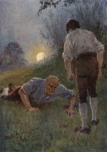 Illustratie voor The Broad Highway, een Romance van Kent door Charles Edmund Brock