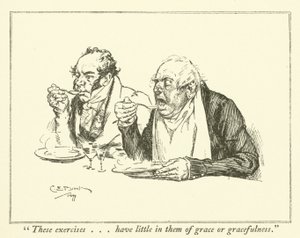 Illustratie voor The Essays of Elia door Charles Lamb door Charles Edmund Brock