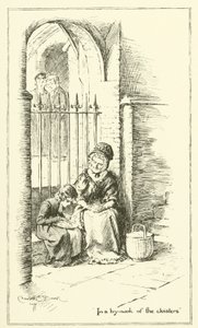 Illustratie voor The Essays of Elia door Charles Lamb (gravure)
