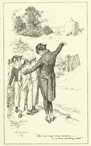 Illustratie voor De Essays van Elia door Charles Lamb door Charles Edmund Brock