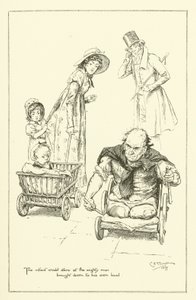Illustratie voor De Essays van Elia door Charles Lamb door Charles Edmund Brock