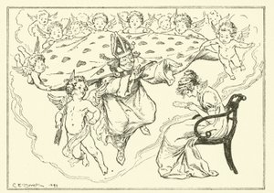 Illustratie voor The Essays of Elia door Charles Lamb door Charles Edmund Brock