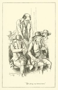 Illustratie voor The Essays of Elia door Charles Lamb (gravure) door Charles Edmund Brock