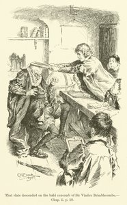 Illustratie voor Westward Ho! door Charles Kingsley door Charles Edmund Brock