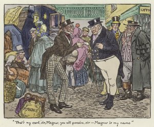 Illustratie voor de Pickwick Papers