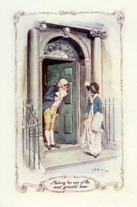 Haar een van zijn meest gracieuze buigingen maken door Charles Edmund Brock