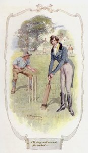Oh! ze zullen nooit geschikt zijn voor cricket door Charles Edmund Brock