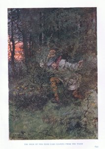 De dader van de daad kwam uit het bos springen door Charles Edmund Brock