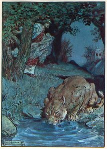 Thisbe en de Leeuwin, uit 