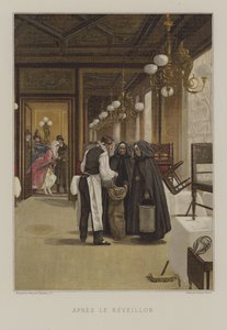 Na het Kerstdiner door Charles Edouard Delort