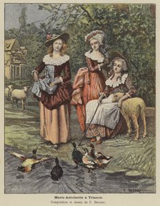 Marie Antoinette in het Trianon