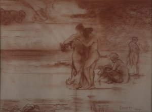 Naakten baden, 1904