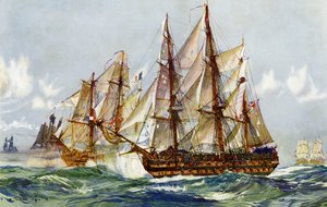 Inname van de Duguay Trouin (Implacable) na Trafalgar, 1805