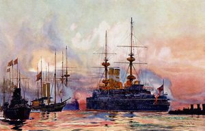 De Prins George bij Spithead: Het maritieme requiem van koningin Victoria