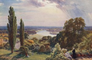 De Theems vanaf Richmond Hill door Charles Edward Johnson