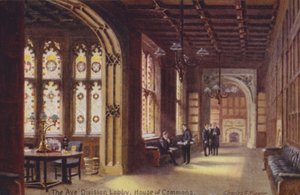 De Aye Division Lobby, Lagerhuis door Charles Edwin Flower