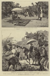 Met de ambassade van admiraal Sir W Hewett naar koning John van Abessinië