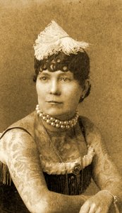 Portret van Nora Hildebrandt ca. 1895