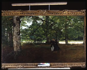 Wandeling in het Bos door Charles Emile Auguste Carolus Duran