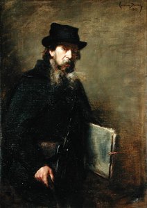 De Oude Lithograaf, 1903 door Charles Emile Auguste Carolus Duran